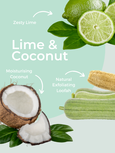 Lime & Coconut Loofah Soap
